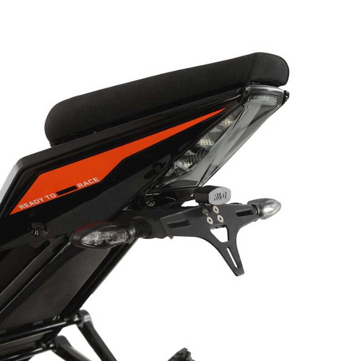 Стойка за номер R&amp;G RACING License Plate Holder Black KTM RC 390 22-26 / 125 22-26